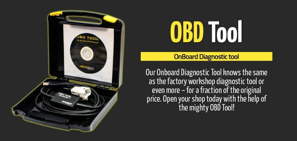 OBD Tool Healtech: OBD-H01, OBD-K01, OBD-S01 - модуль диагностики мотоциклов