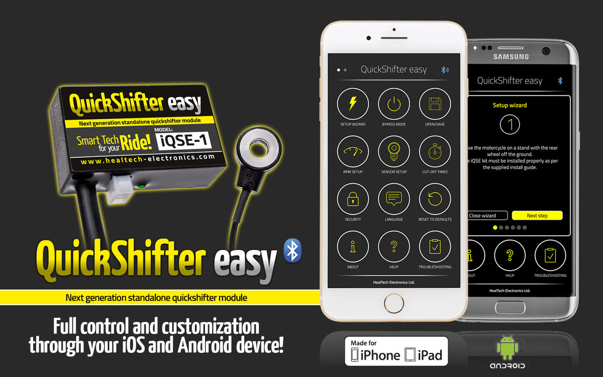 QuickShifter easy IQSE-W1 квікшифтер на мотоцикл Healtech